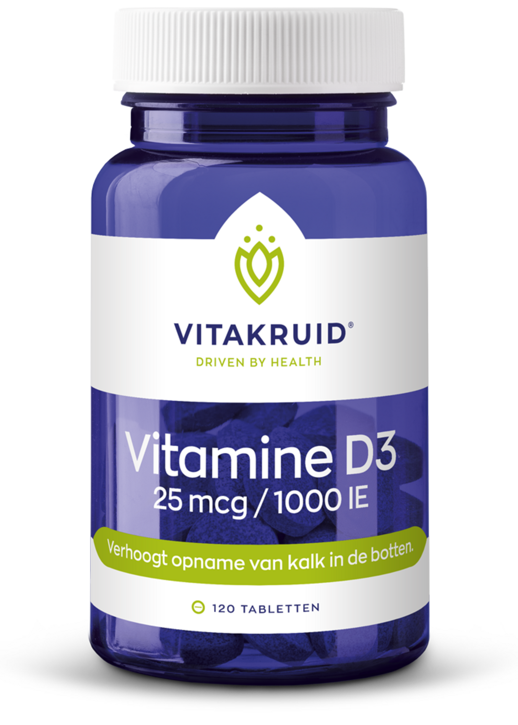 Vitakruid Vitamine D3 25 mcg 120 tabletten