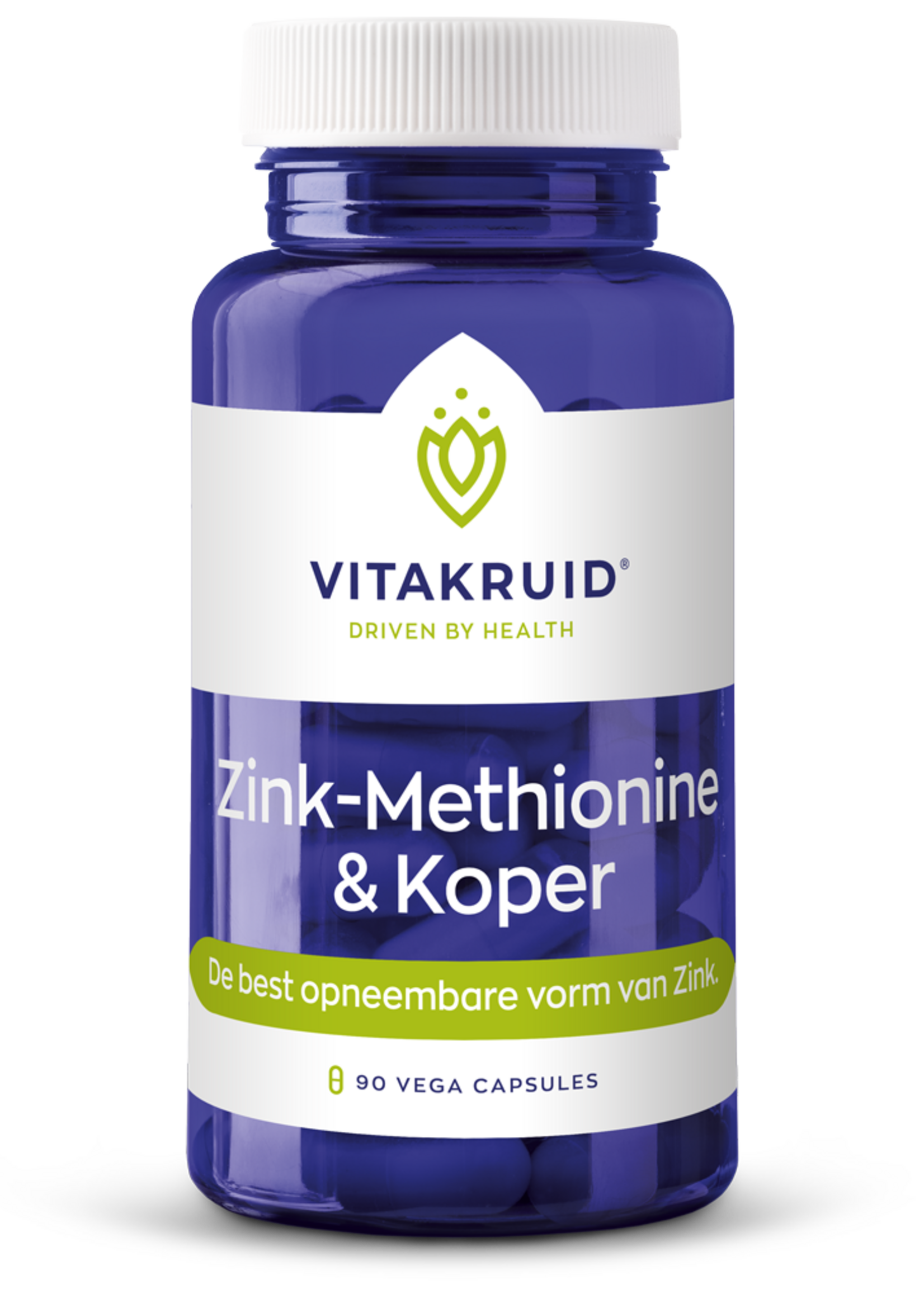Vitakruid Zink Methionine & Koper 90 capsules