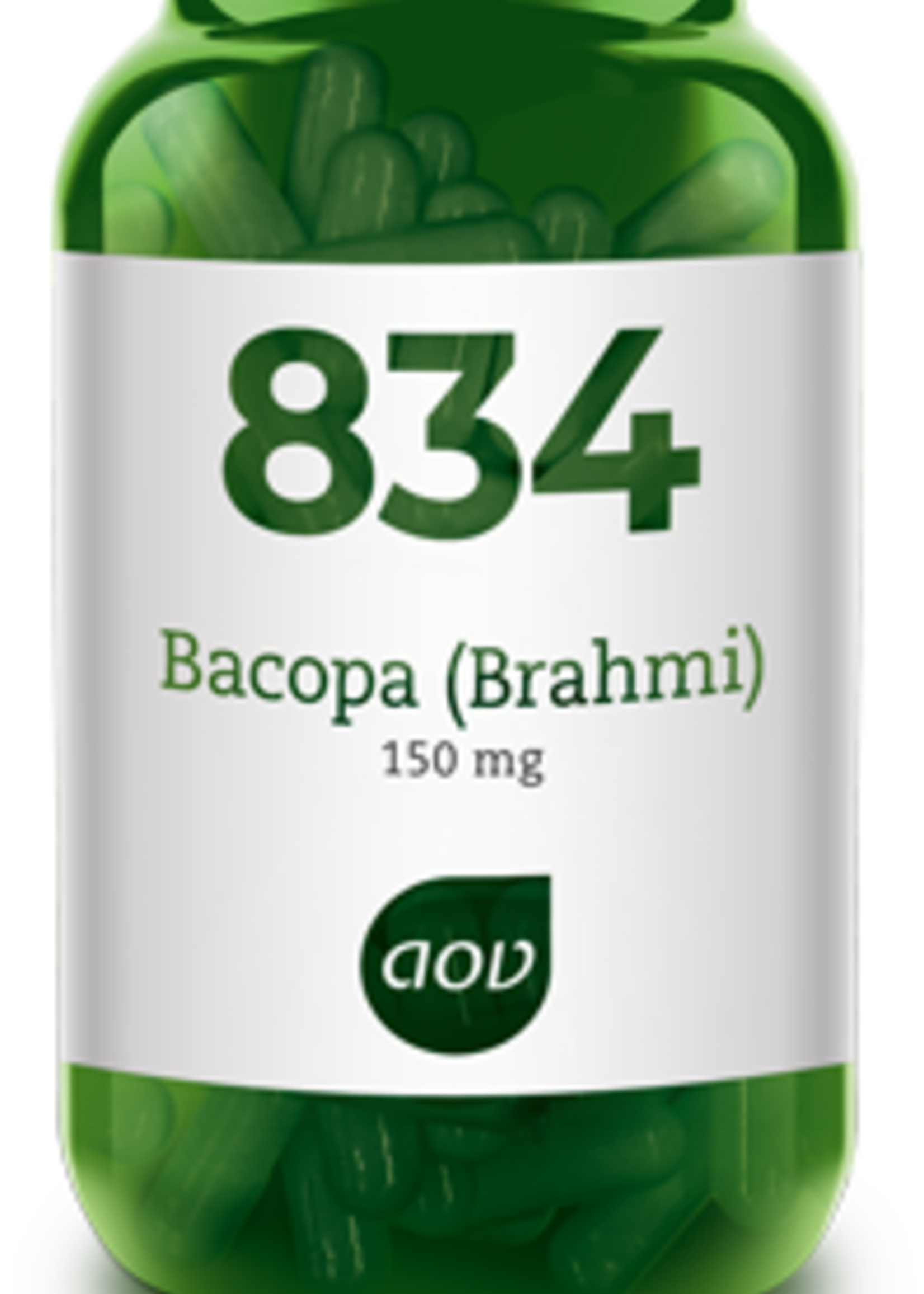 AOV 834 Bacopa (brahmi) 150 mg 60 capsules