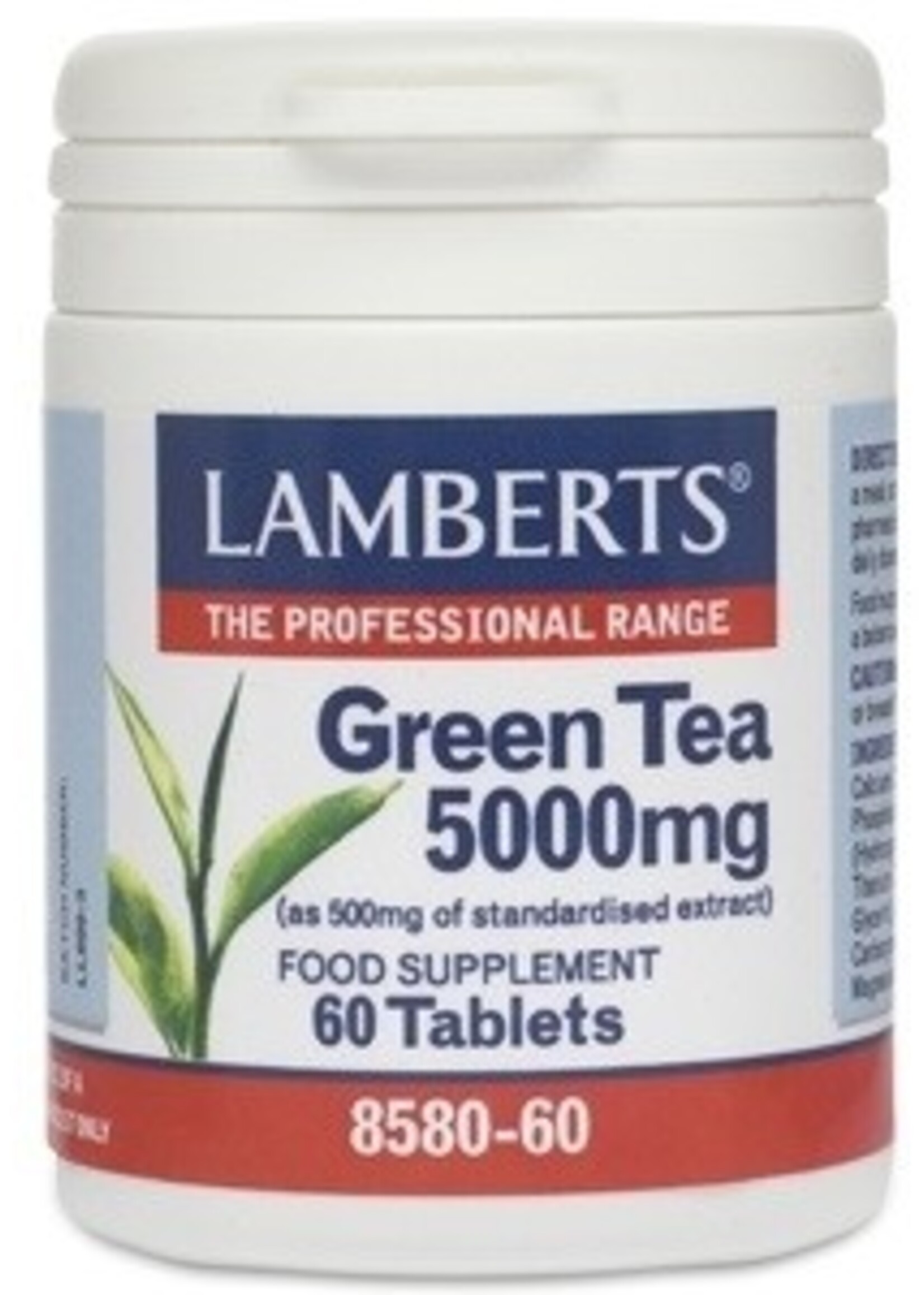 Lamberts Green Tea / Groene Thee 60 tabletten