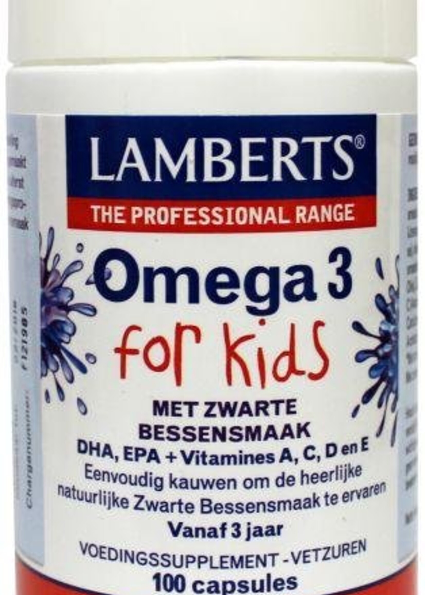 Lamberts Omega 3 for Kids 100 kauwcapsules