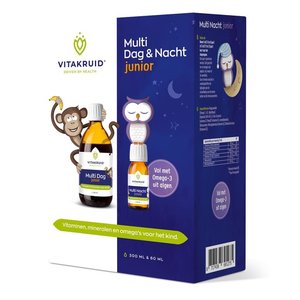 Vitakruid Multi Dag & Nacht Junior 300ml en 60 ml