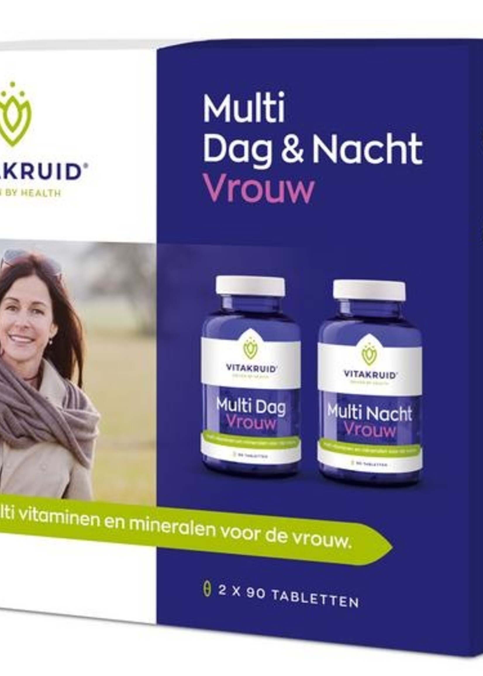 Vitakruid Multi Dag en Nacht Vrouw 2 x 90 tabletten