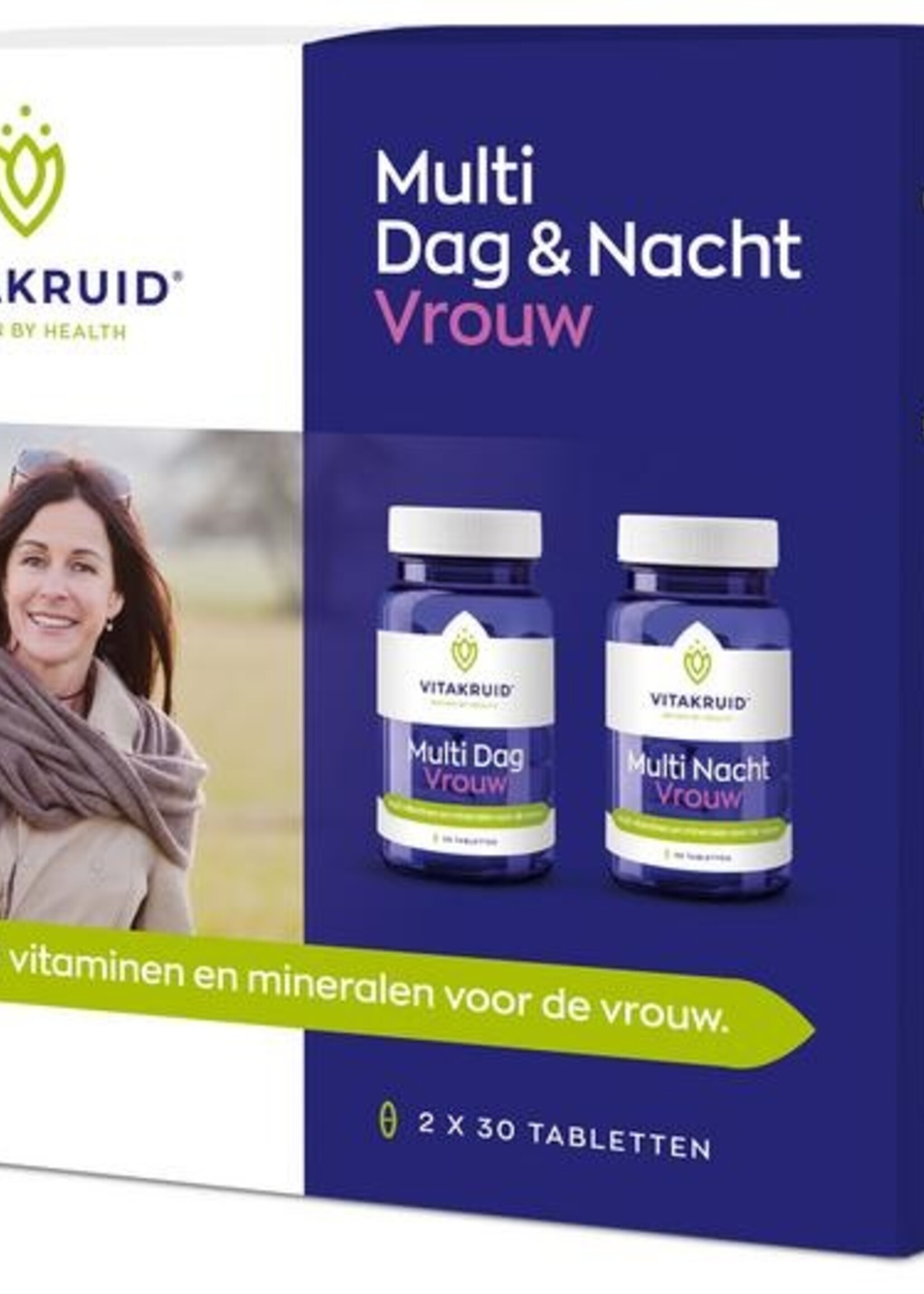 Vitakruid Multi Dag en Nacht Vrouw 2 x 30 tabletten