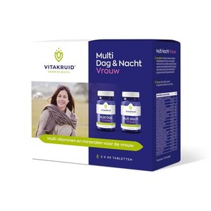 Vitakruid Multi Dag en Nacht Vrouw 2 x 30 tabletten