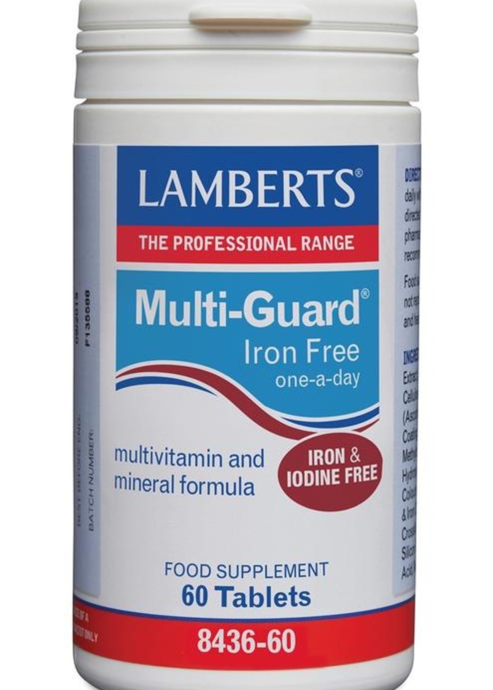Lamberts Multi-Guard Iron-Free 60 tabletten