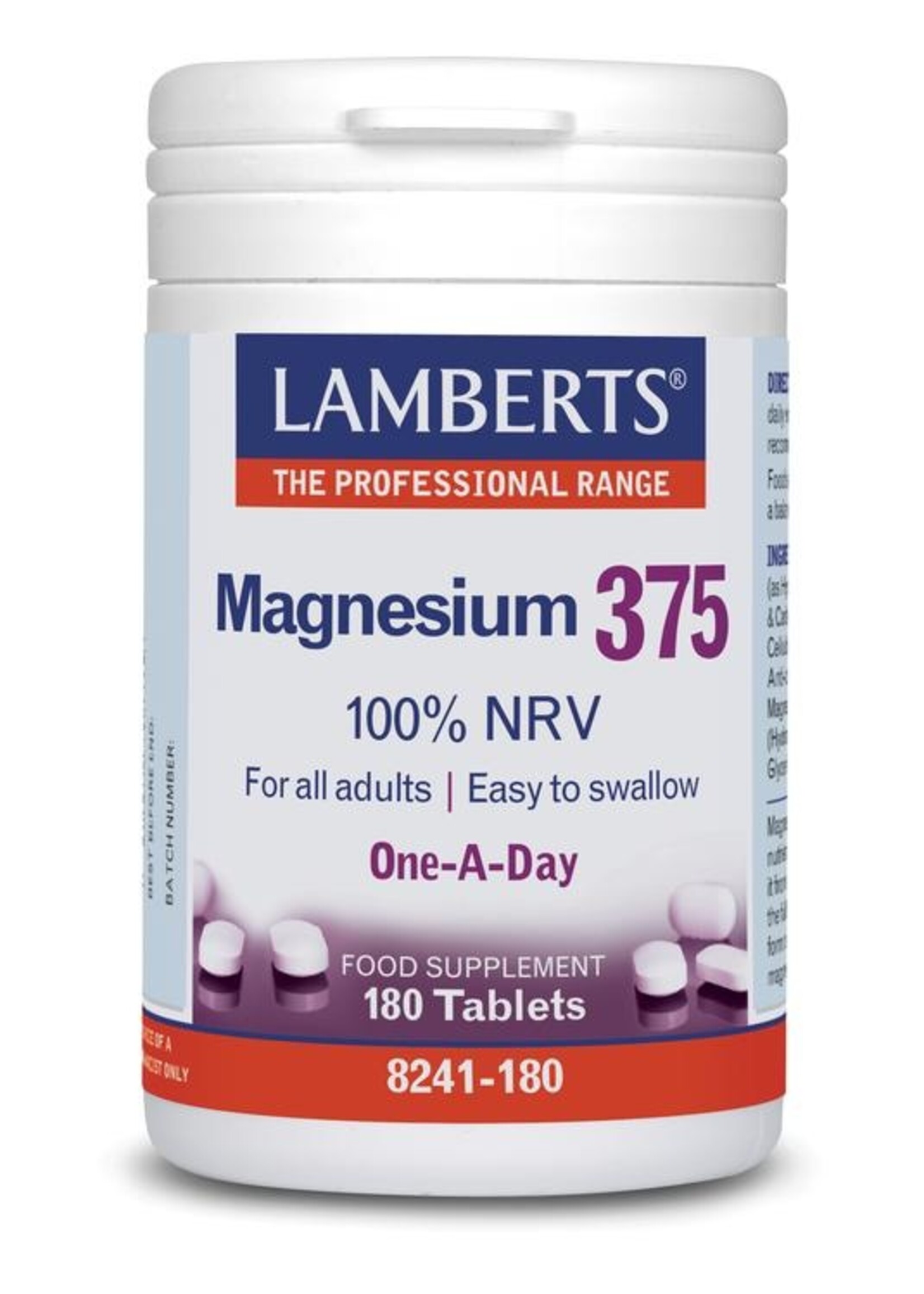 Lamberts Magnesium 375 180 tabletten