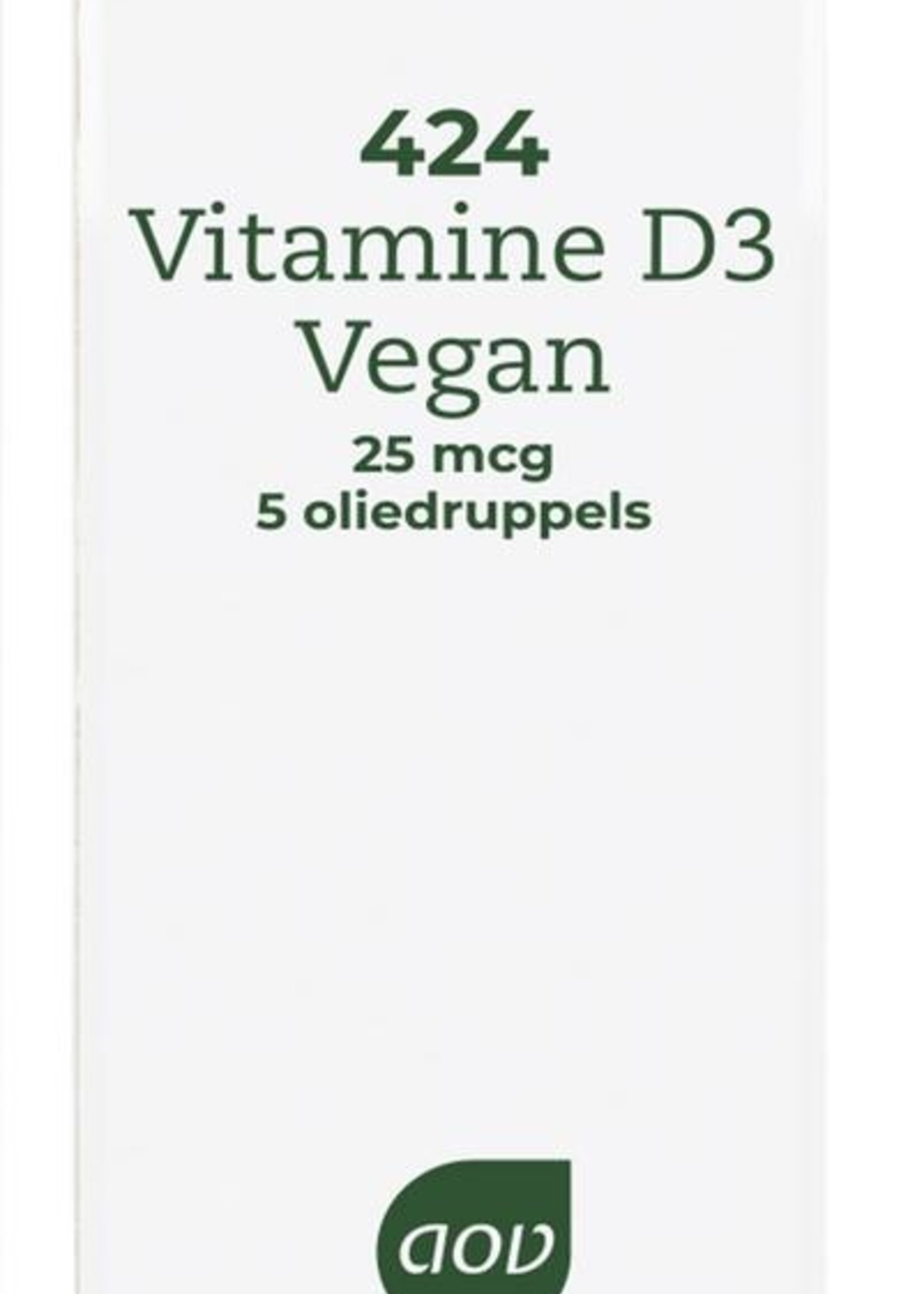 AOV 424 Vitamine D3 25 mcg Vegan 15 ml