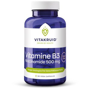 Vitakruid Vitamine B3 Niacinamide 500 mg 90 capsules