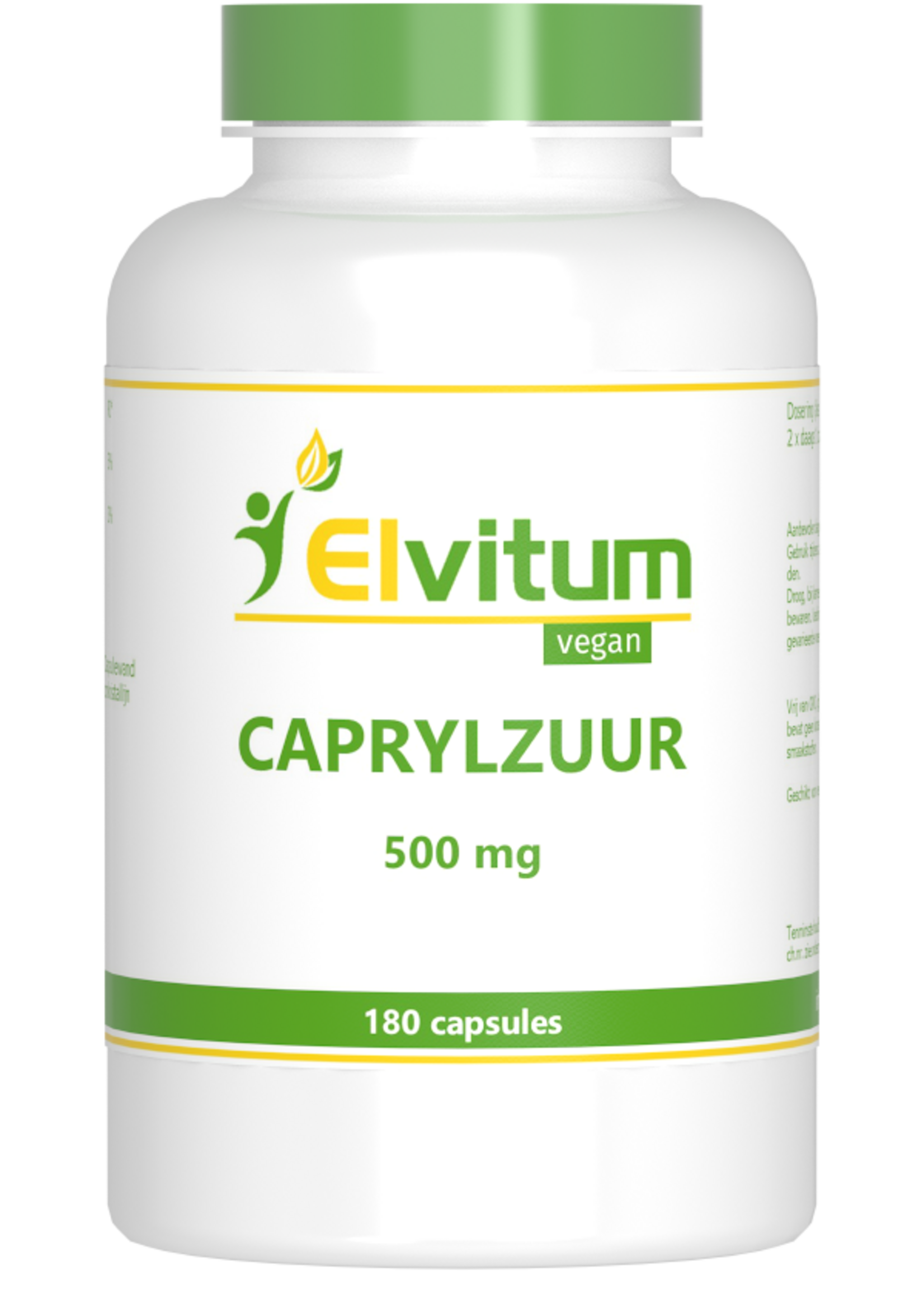 Elvitum Caprylzuur 500 mg 180 capsules