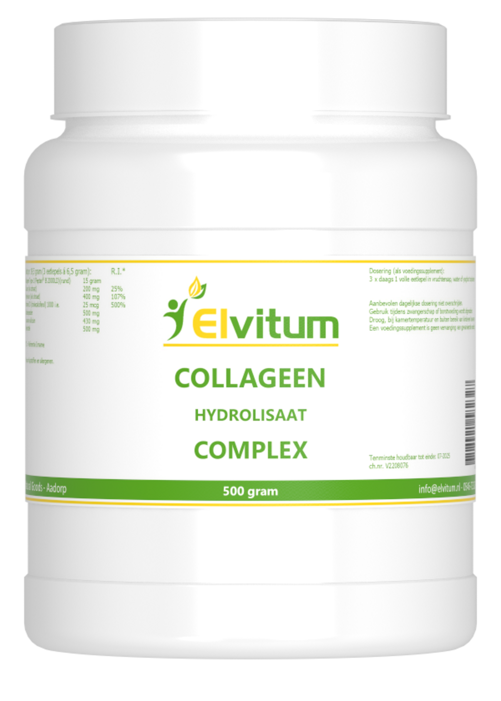 Elvitum Collageen Complex 500 gram