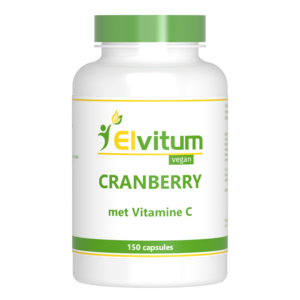 Elvitum Cranberry + Vitamine C 150 v-caps