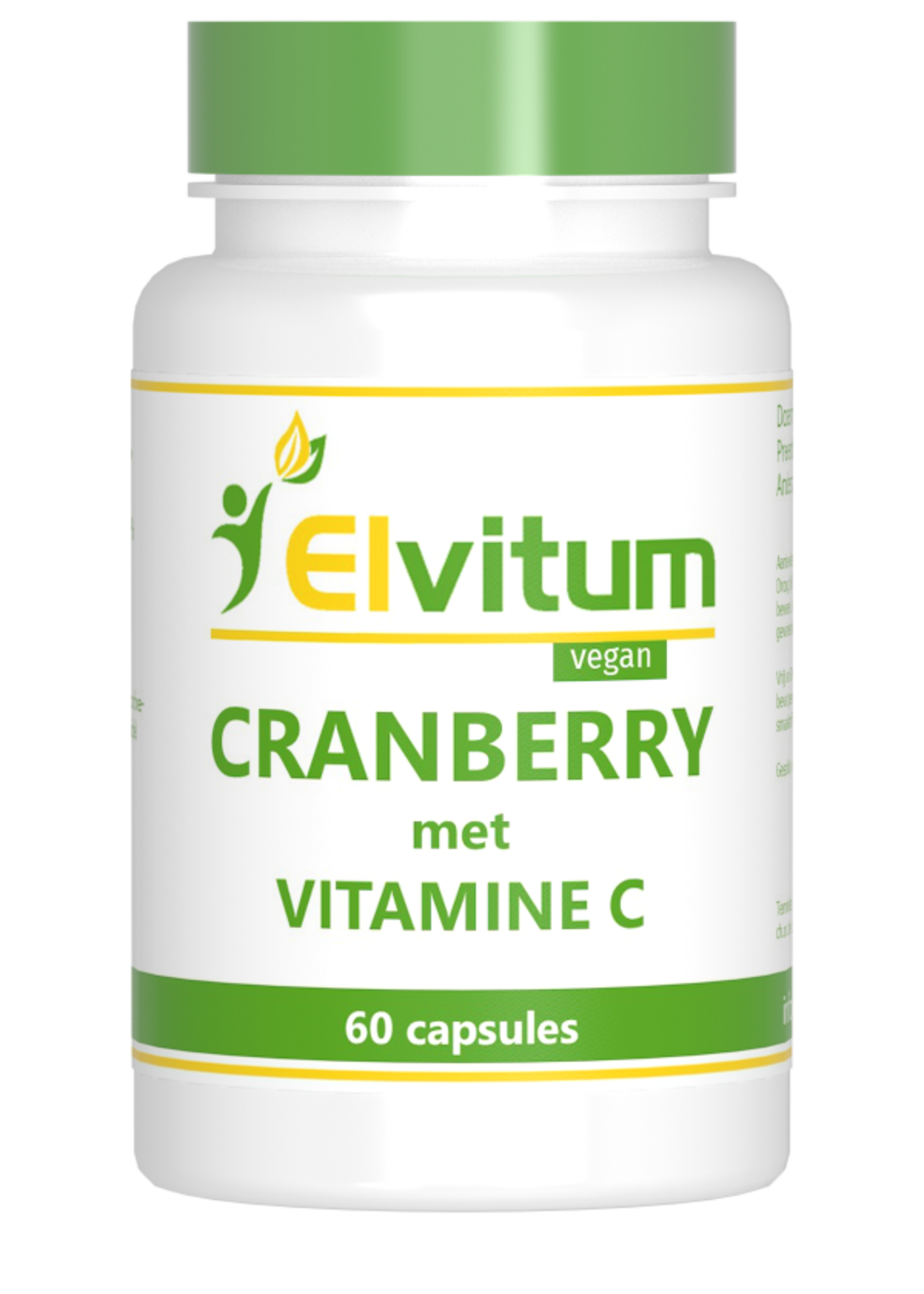 Elvitum Cranberry + Vitamine C 60 v-caps
