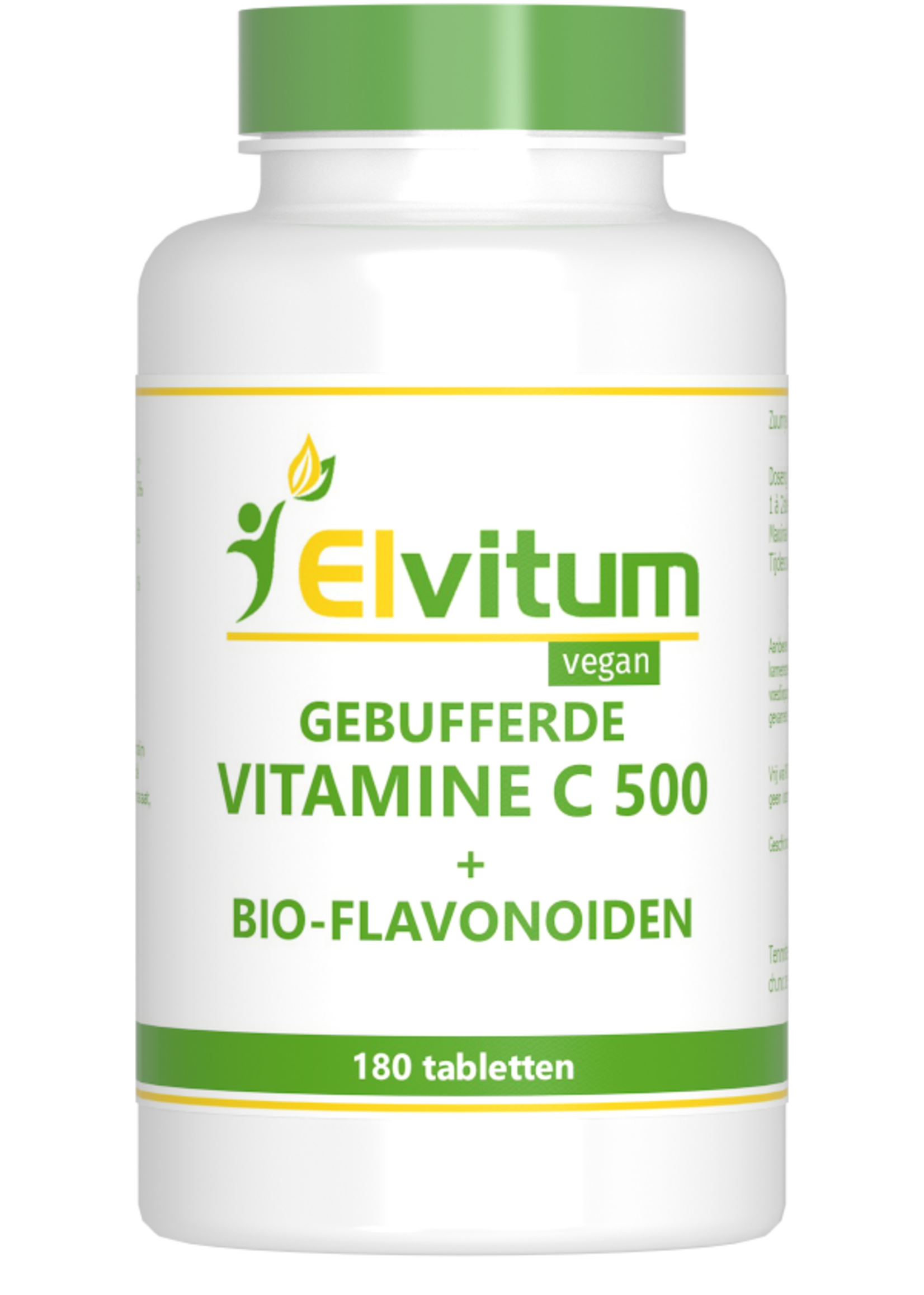 Elvitum Gebufferde Vitamine C 500 mg 180 tabletten