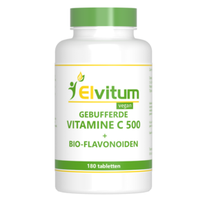 Elvitum Gebufferde Vitamine C 500 mg 180 tabletten