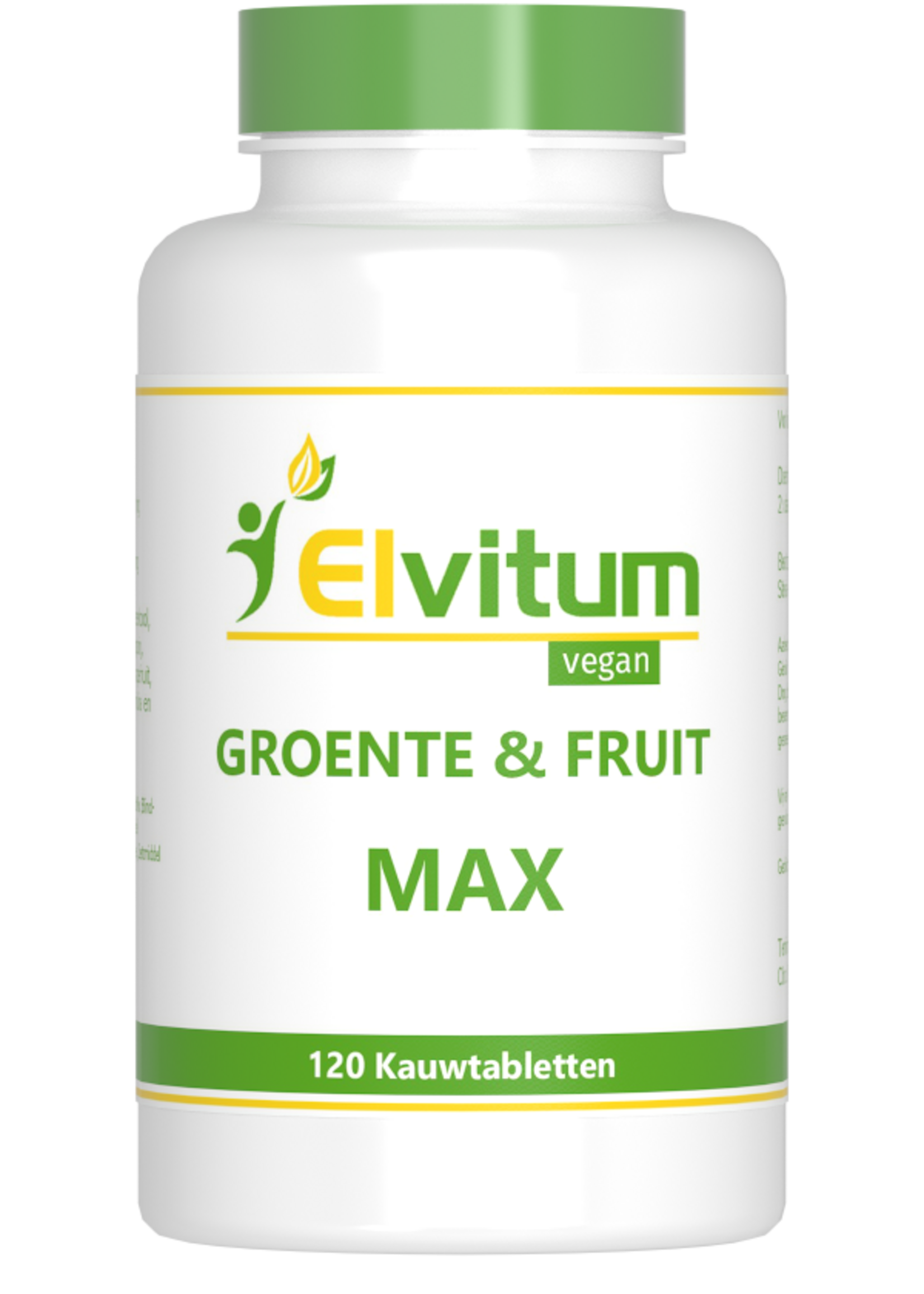 Elvitum Groente en Fruit Max 120 tabletten