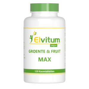 Elvitum Groente en Fruit Max 120 tabletten