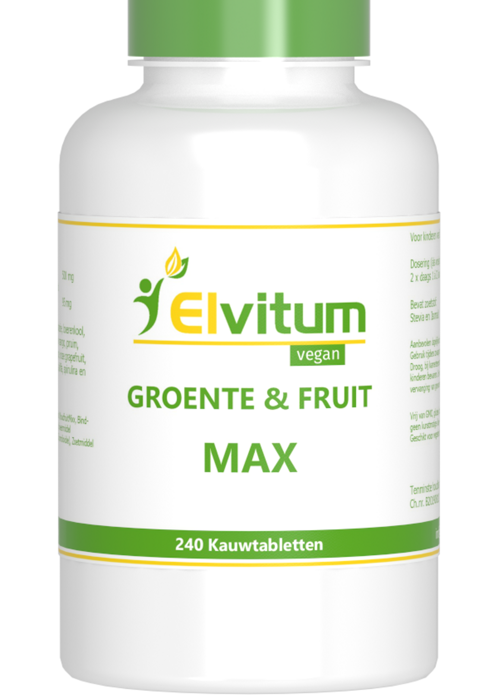 Elvitum Groente en Fruit Max 240 tabletten