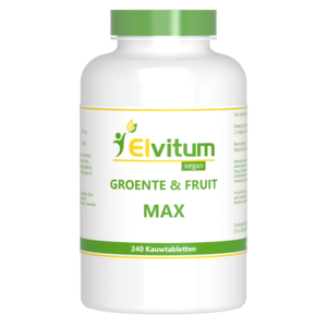 Elvitum Groente en Fruit Max 240 tabletten