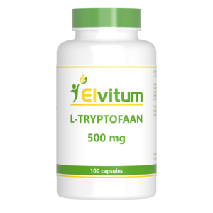 Elvitum L-Tryptofaan 500 mg 100 v-caps