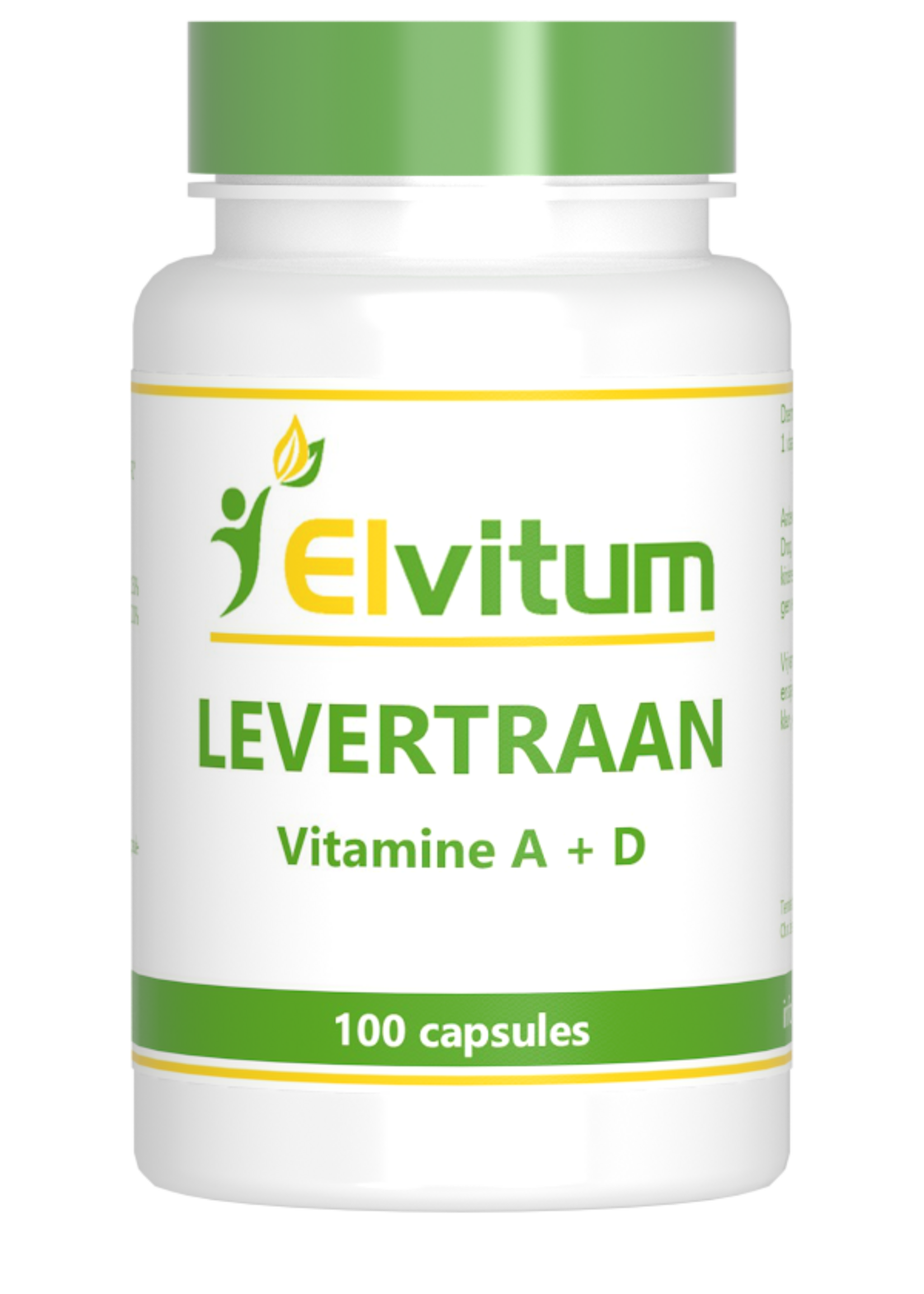 Elvitum Levertraan A + D3 100 capsules