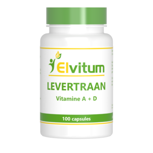 Elvitum Levertraan A + D3 100 capsules