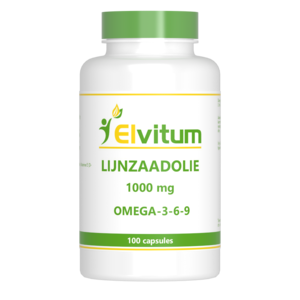 Elvitum Lijnzaadolie 1000 mg 100 capsules