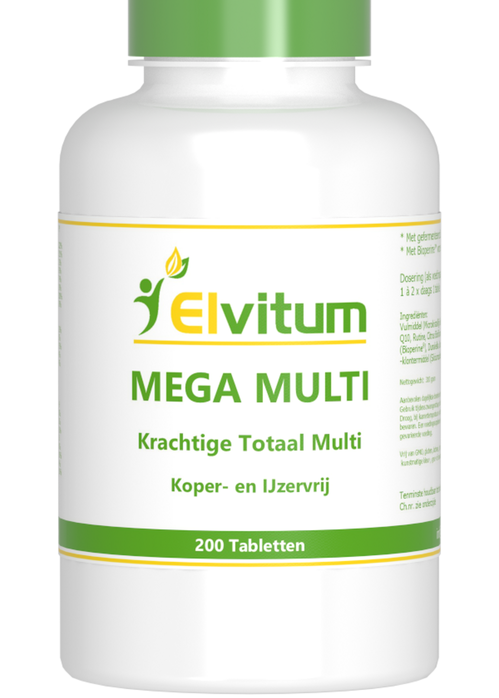 Elvitum Mega Multi 200 tabletten