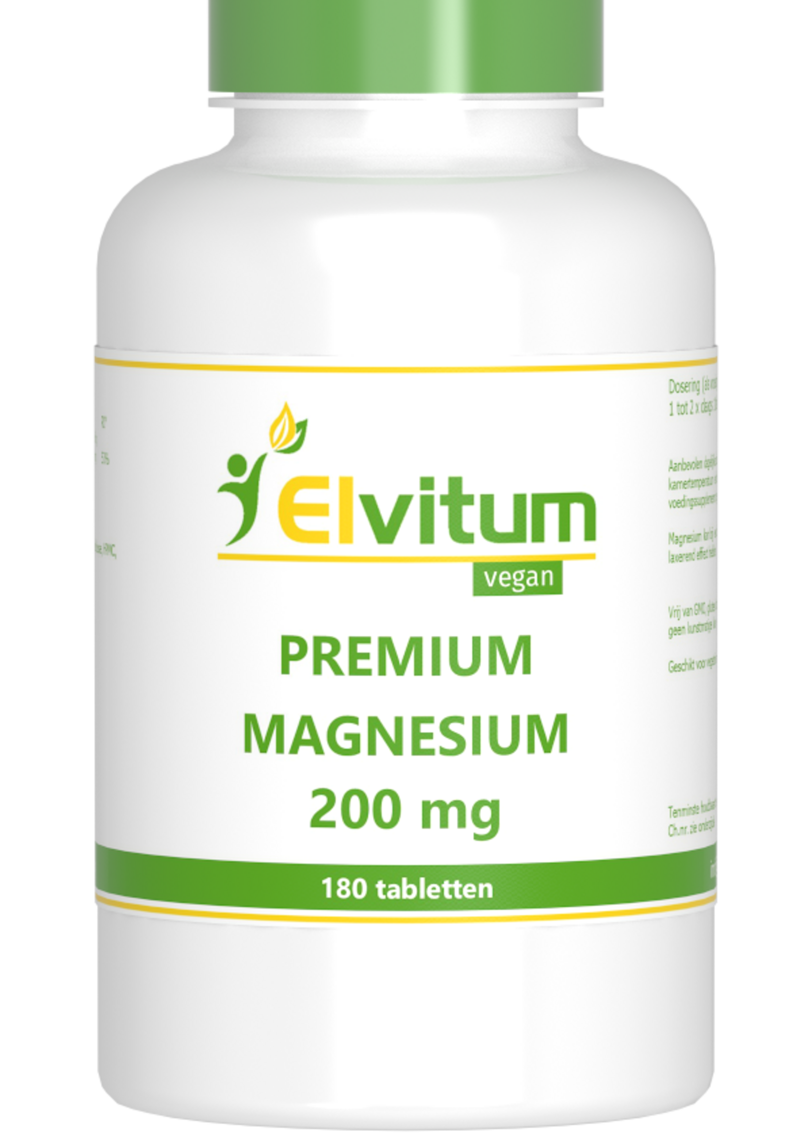 Elvitum Premium Magnesium 200 mg 180 tabletten