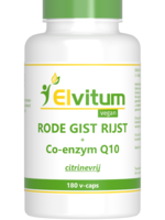 Elvitum Rode Gist Rijst + Q10 180 v-caps