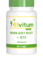 Elvitum Rode Gist Rijst + Q10 60 v-caps