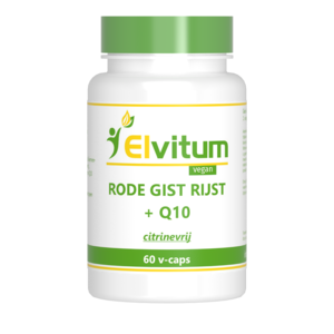 Elvitum Rode Gist Rijst + Q10 v-60 caps