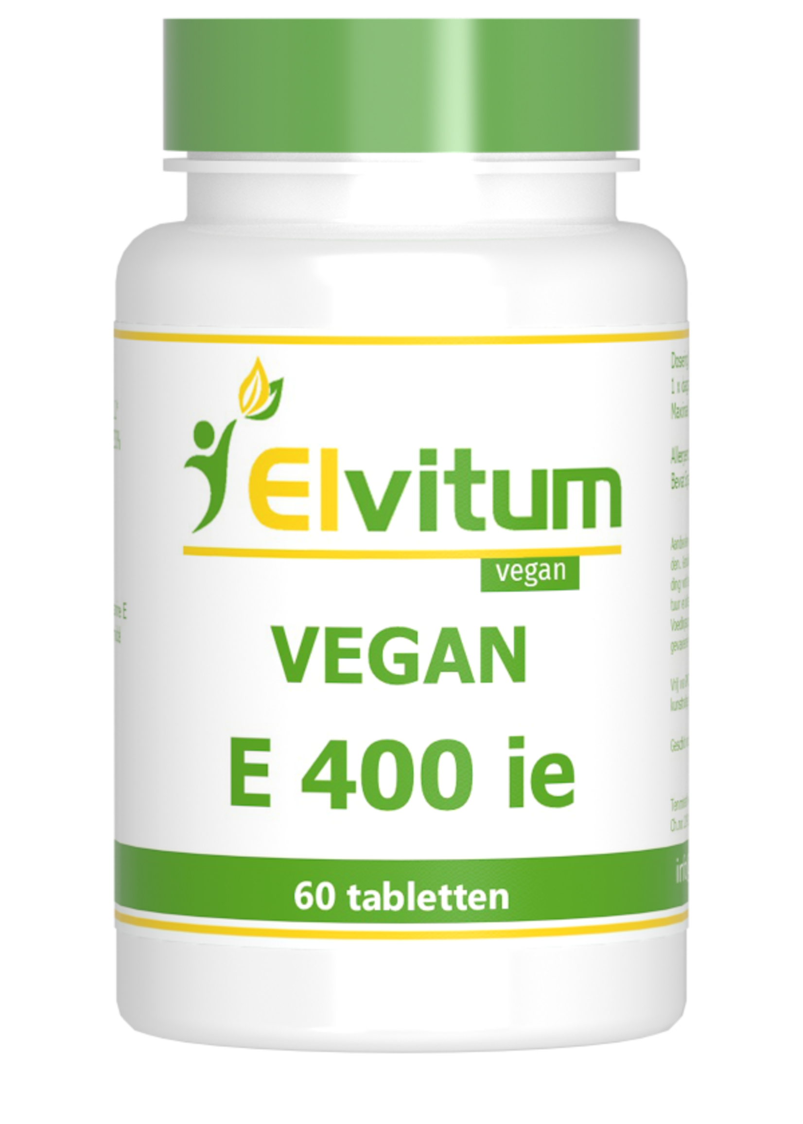 Elvitum Vegan Vitamine E 400ie 60 tabletten