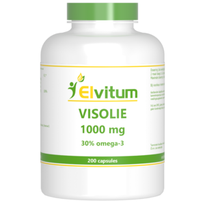 Elvitum Visolie 1000 mg 200 capsules