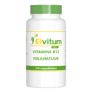 Elvitum Vitamine B12 1000 mcg 270 zuigtabletten