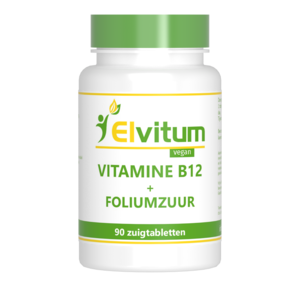 Elvitum Vitamine B12 1000 mcg 90 zuigtabletten