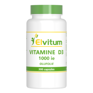 Elvitum Vitamine D3 1000 ie 300 capsules
