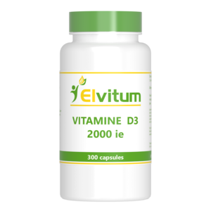 Elvitum Vitamine D3 2000 ie 300 capsules