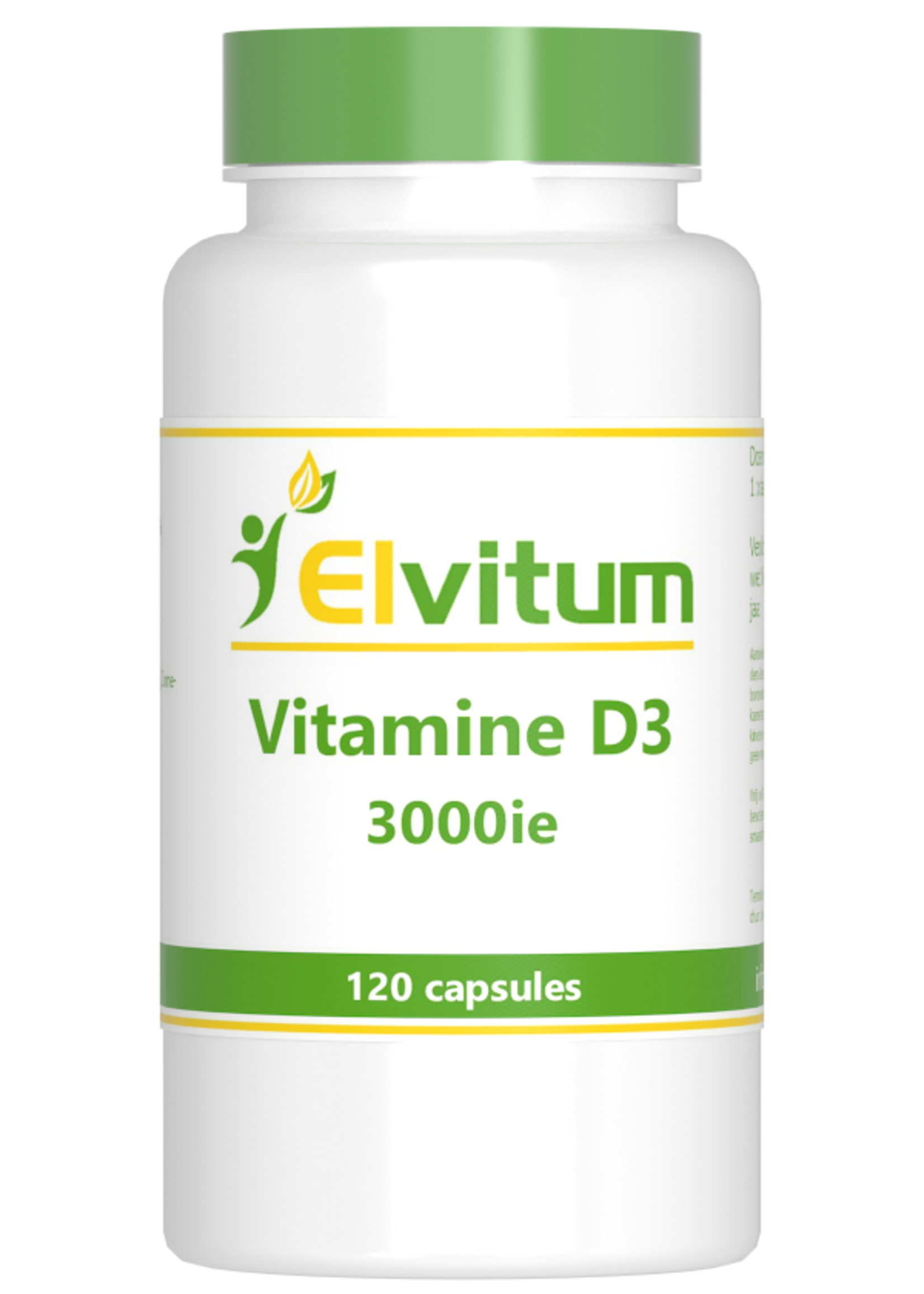 Elvitum Vitamine D3 3000 ie 120 capsules