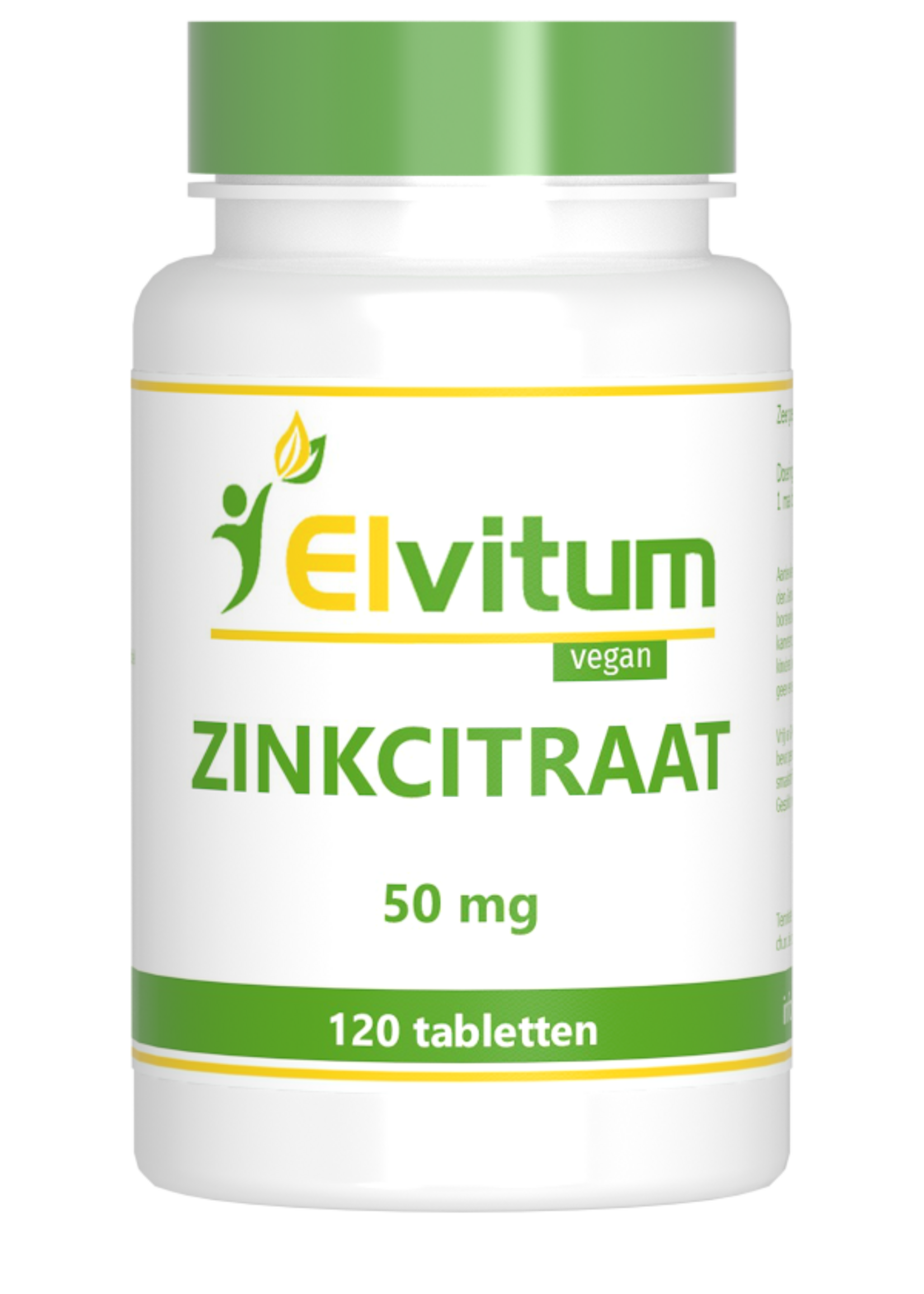 Elvitum Zink Citraat 50 mg 120 tabletten