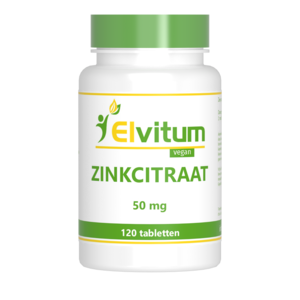 Elvitum Zink Citraat 50 mg 120 tabletten