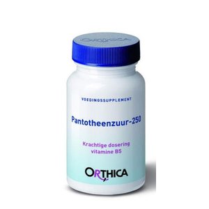 Orthica Pantotheenzuur 250 mg (Vitamine B5) 90 tabletten