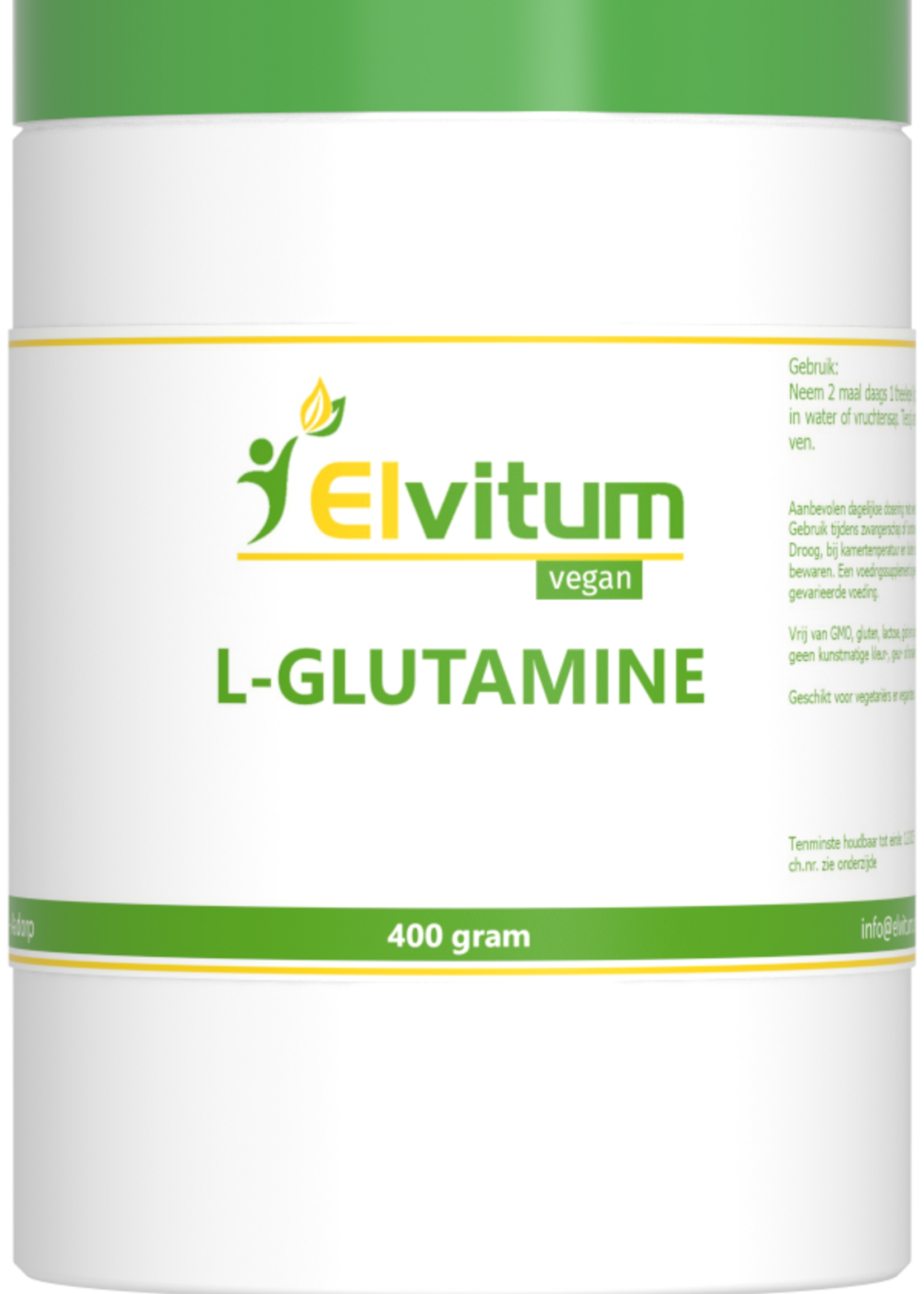 Elvitum L-Glutamine 400 gram