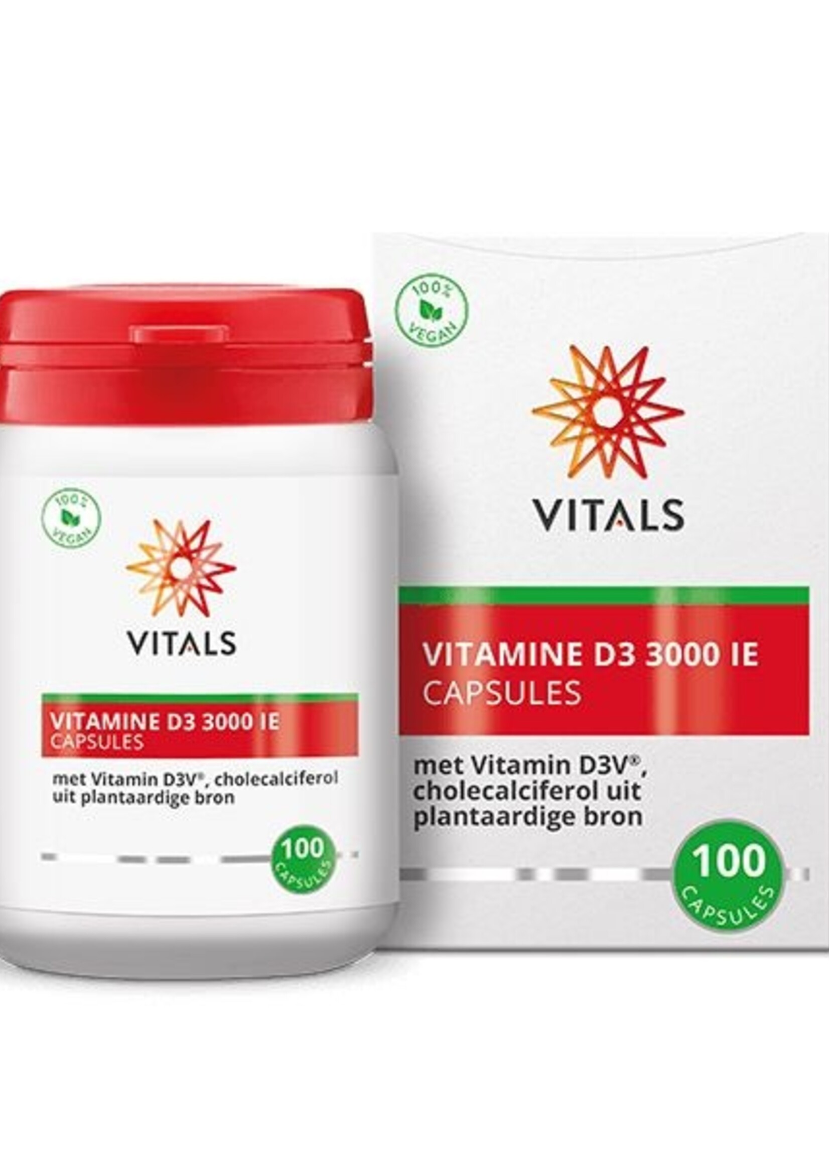 Vitals Vitamine D3 3000IE 100 capsules