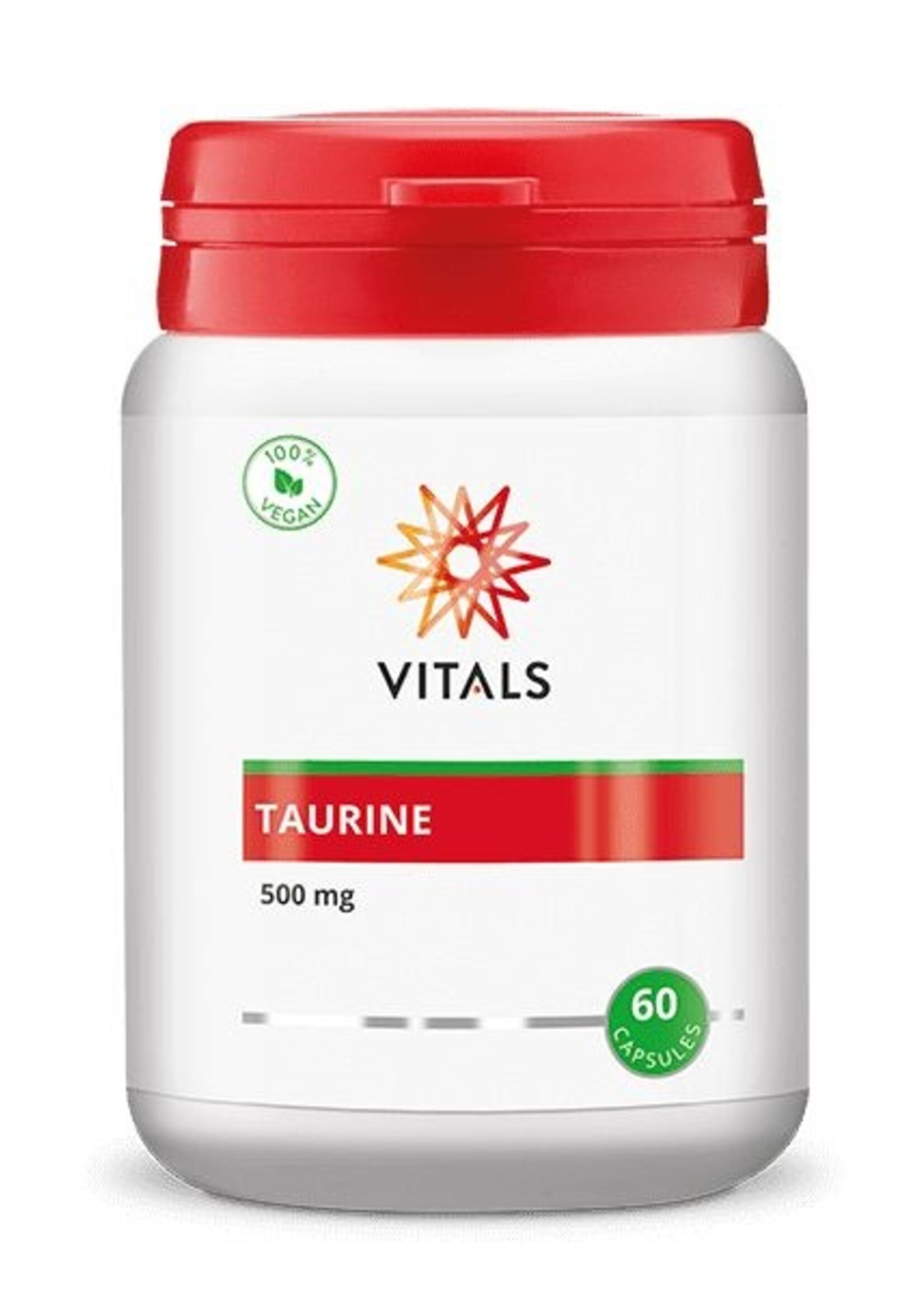 Vitals Taurine 500 mg 60 capsules