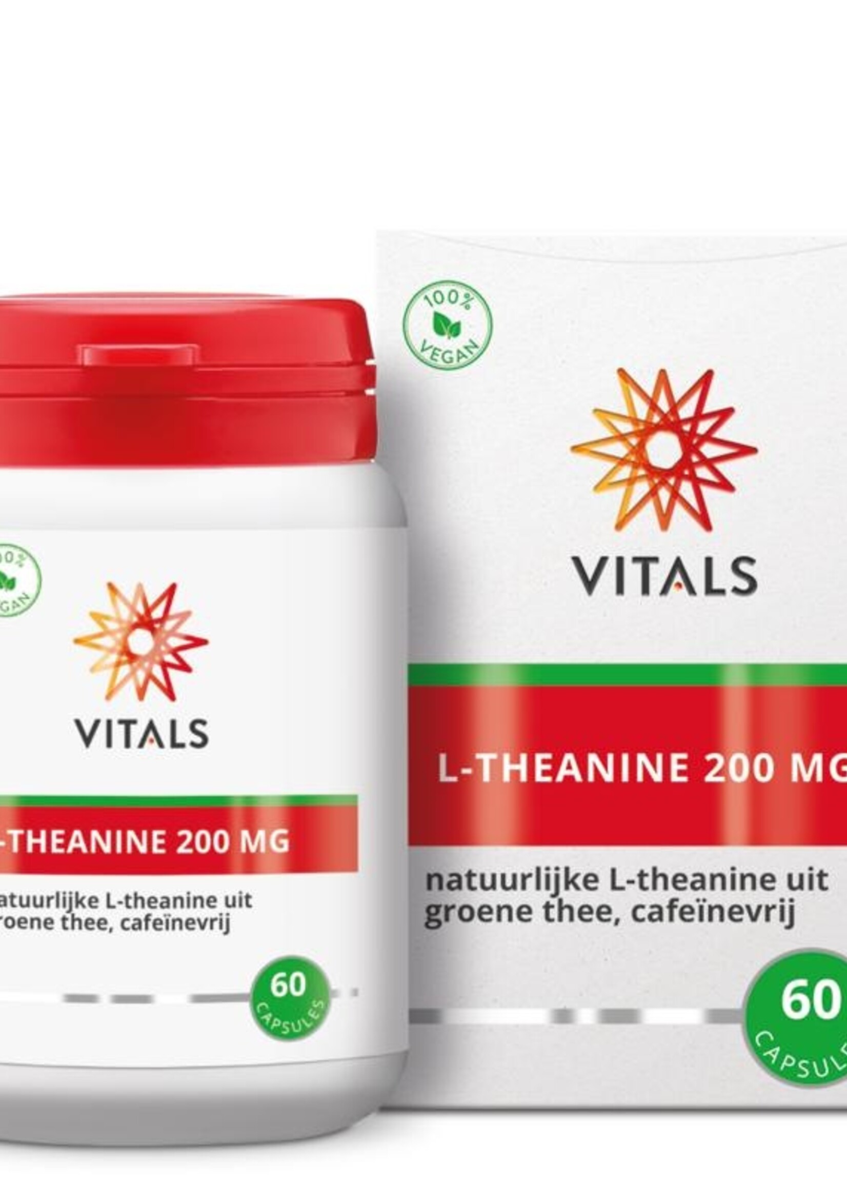 Vitals L-theanine 200 mg 60 capsules