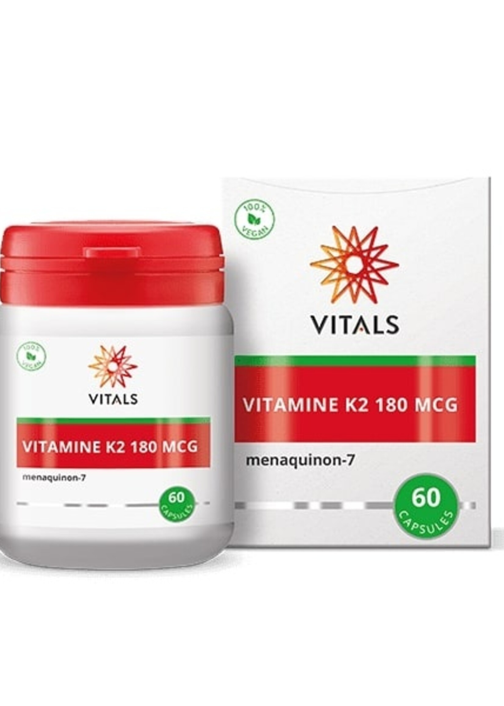 Vitals Vitamine K2 180 mcg 60 capsules