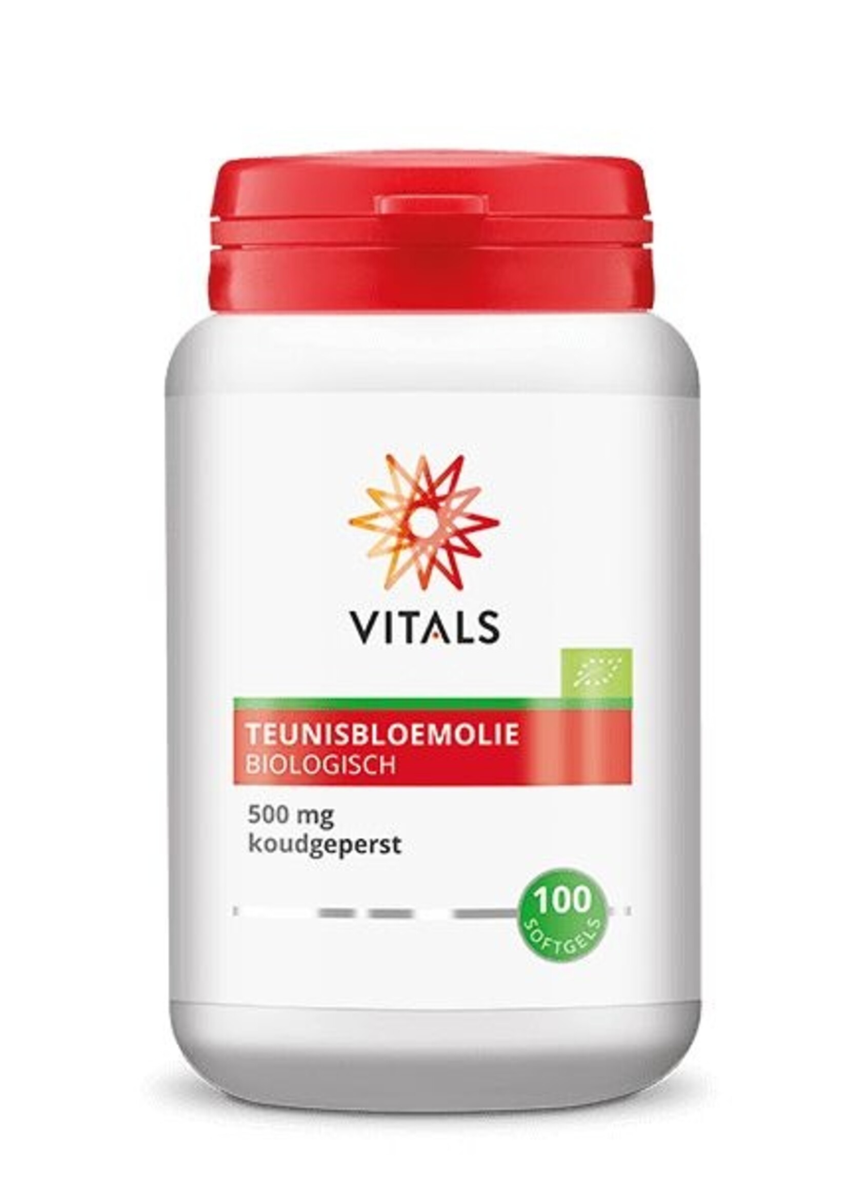 Vitals Teunisbloemolie Biologisch 100 softgel