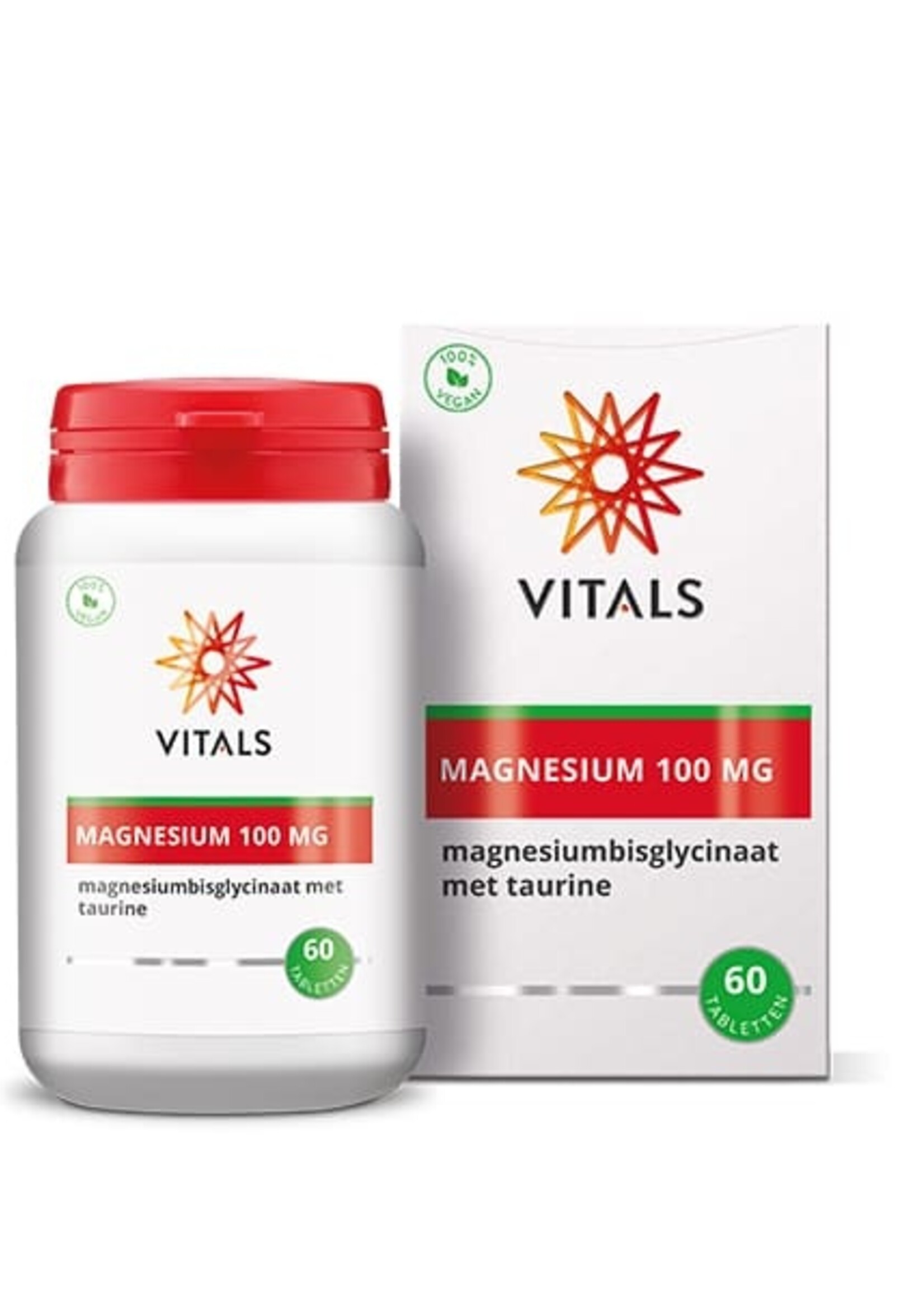 Vitals Magnesiumbisglycinaat 60 tabletten
