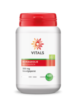 Vitals Borage-Olie Biologisch 100 softgels